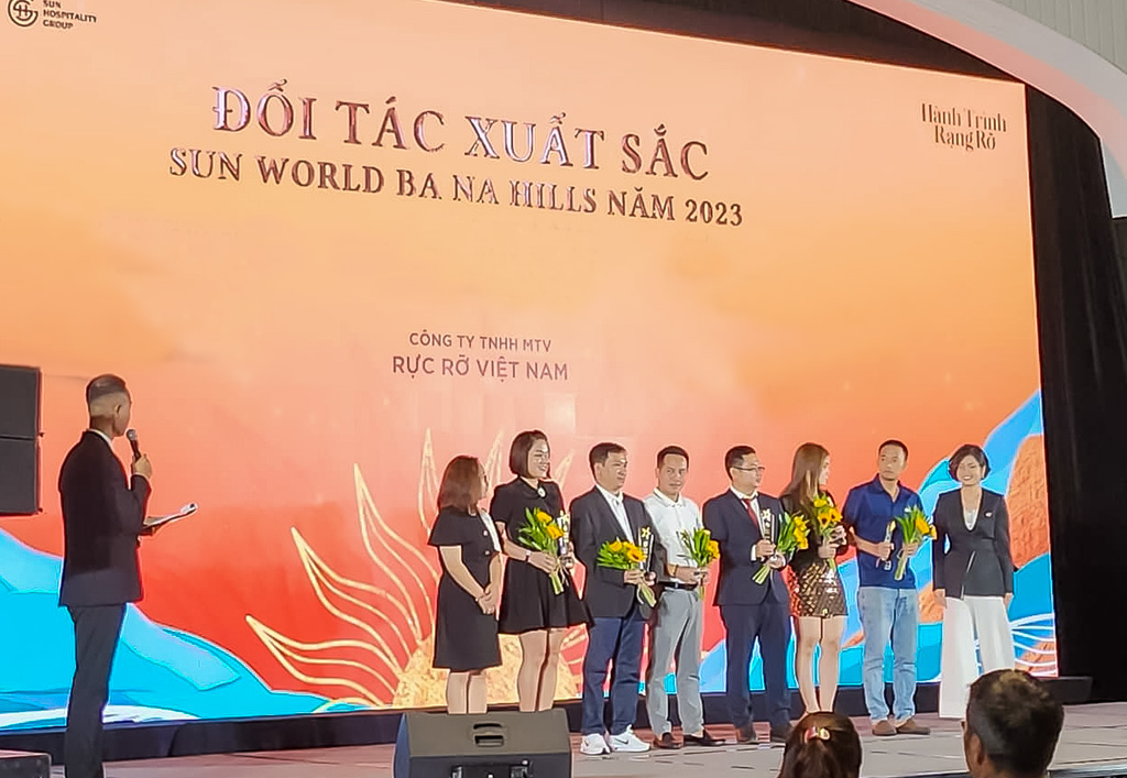 Sun World Ba Na Hills Vinh Danh Đối Tác Xuất Sắc Năm 2023